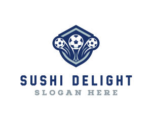 Soccer Varsity League logo design