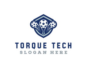 Soccer Varsity League logo design