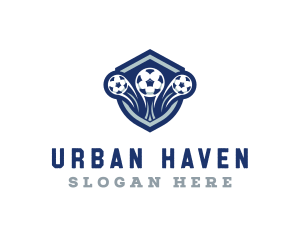 Soccer Varsity League logo design