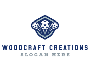 Soccer Varsity League logo design