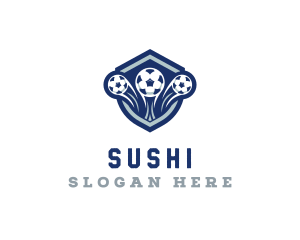 Soccer Varsity League logo design