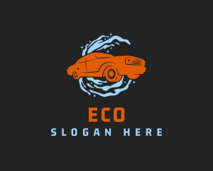 Car Water Cleaning Logo