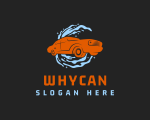 Car Water Cleaning Logo