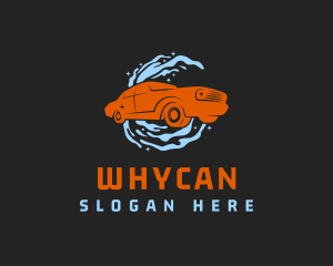 Garage - Car Water Cleaning logo design