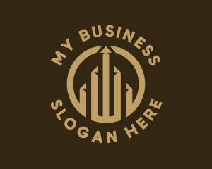 Investment Business Arrow  logo design