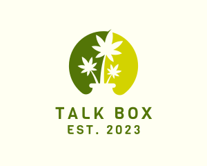 Weed - Cannabis Plant Weed logo design