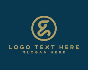 Round - Round Marketing Business Letter G logo design
