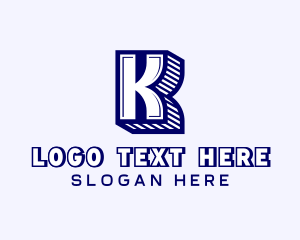 Letter K - Business Company Letter K logo design