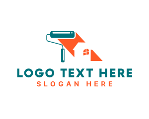 Home Paint Roller Logo