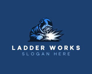 Welder Industrial Fabrication logo design