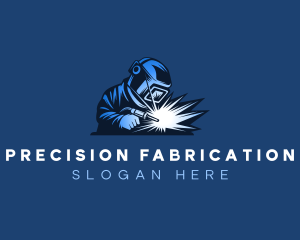 Fabrication - Welder Industrial Fabrication logo design