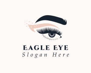 Eye Makeup Beautician logo design