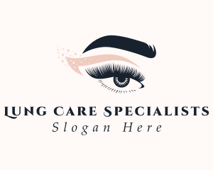 Eye Makeup Beautician logo design