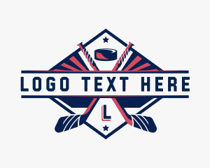 League - Hockey Varsity Tournament logo design