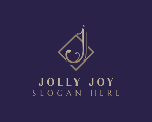 Elegant Jewelry Boutique Letter J logo design