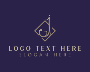 Premium - Elegant Jewelry Boutique Letter J logo design
