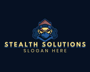 Stealth - Samurai Ninja Avatar logo design