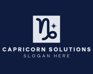 Capricorn - Capricorn Zodiac Sign logo design