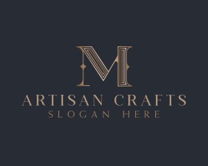 Crafts - Luxury Elegant Decorative Letter M logo design