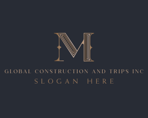 Art Deco - Luxury Elegant Decorative Letter M logo design