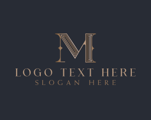 Luxurious - Luxury Elegant Decorative Letter M logo design