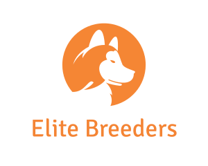 Orange Dog Circle  logo design