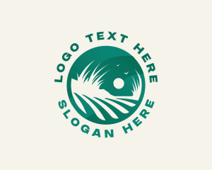 Agriculture Eco Grass Logo
