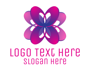 Scrapbook - Pink Flower Yoga logo design