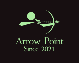 Archer - Green Archer Arrow logo design