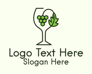 Grape Leaf Glass Logo