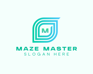 Startup Technology Maze  logo design