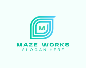 Startup Technology Maze  logo design