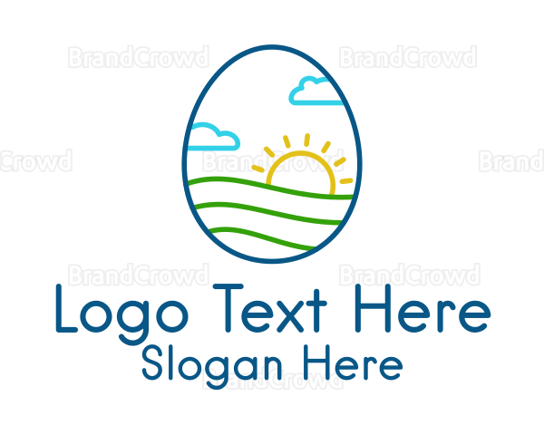 Organic Egg Farm Logo
