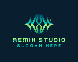 Music Wave Tech Studio logo design