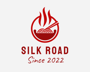 Spicy Noodles Street Food  logo design