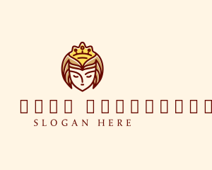Heraldry - Regal Princess Crown logo design