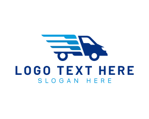 Exrpess Trucking Delivery Logo