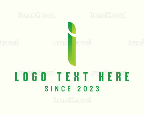Green Firm Letter I Logo