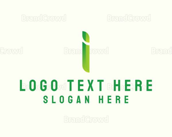 Green Firm Letter I Logo