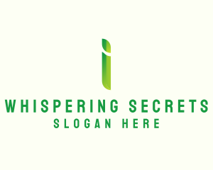 Green Firm Letter I logo design