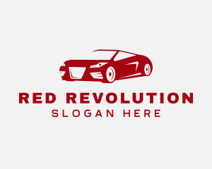 Red Car Transport logo design