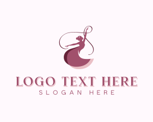 Performer - Ballet Dancer Ballerina logo design