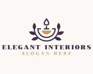 Scented Candle Wellness logo design