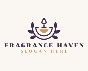 Scented - Scented Candle Wellness logo design