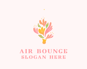 Spring Flower Bouquet  logo design