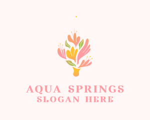 Spring Bloom Bouquet  logo design