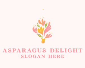 Spring Flower Bouquet  logo design