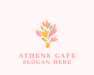 Spring Flower Bouquet  logo design