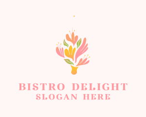 Spring Flower Bouquet  logo design