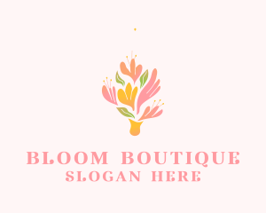 Bloom - Spring Bloom Bouquet logo design